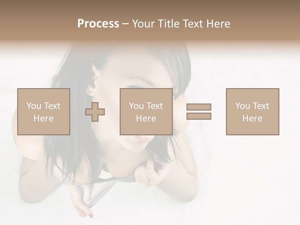Skincare Young Pyjamas PowerPoint Template