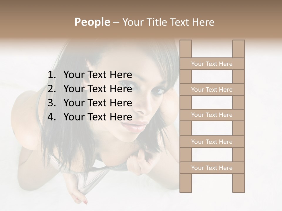 Skincare Young Pyjamas PowerPoint Template