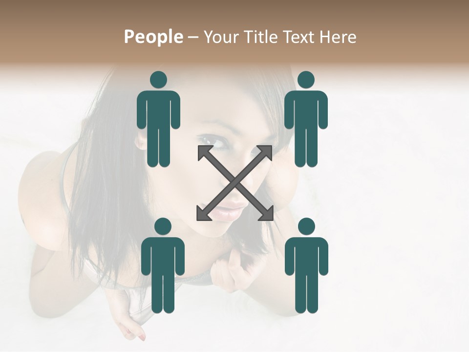 Skincare Young Pyjamas PowerPoint Template