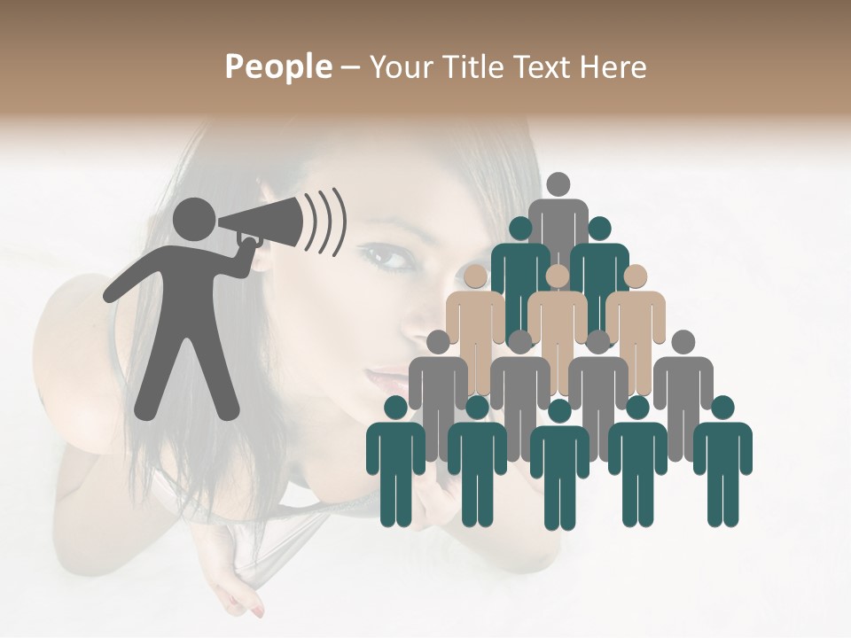 Skincare Young Pyjamas PowerPoint Template