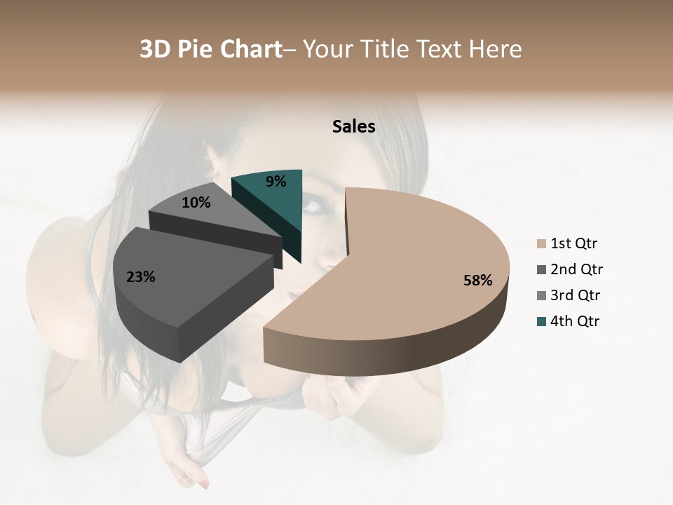 Skincare Young Pyjamas PowerPoint Template
