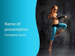 Motion Performance Fitness PowerPoint Template