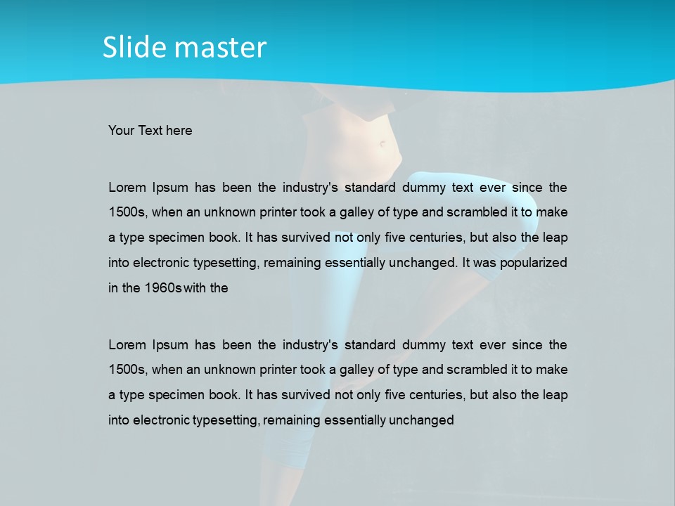 Motion Performance Fitness PowerPoint Template