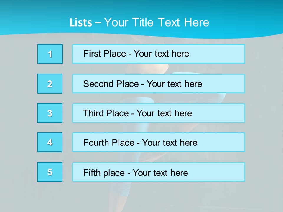 Motion Performance Fitness PowerPoint Template