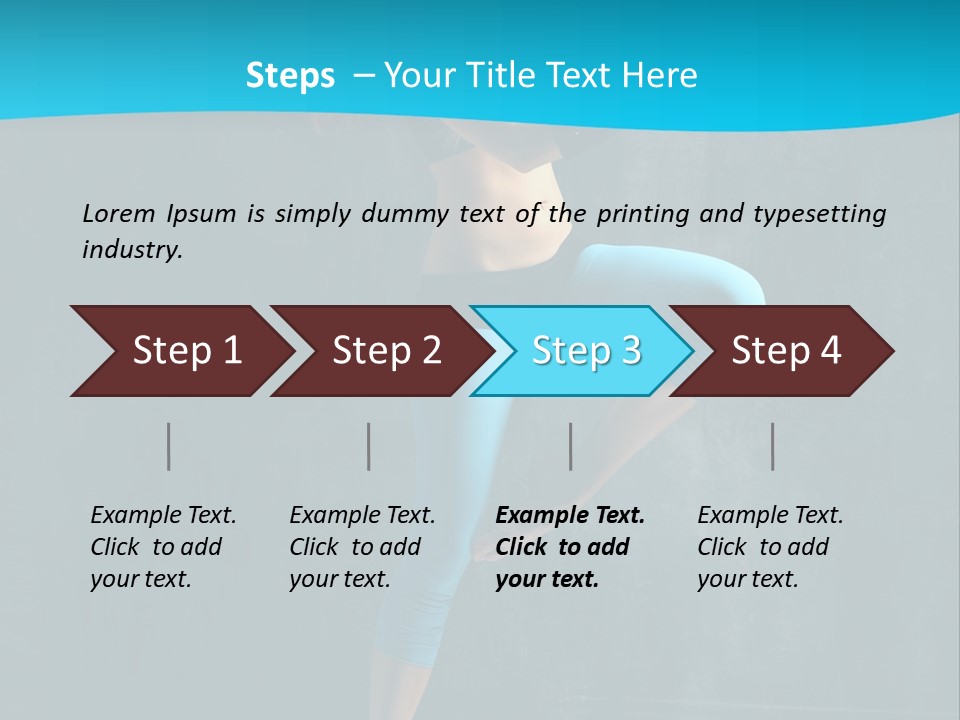 Motion Performance Fitness PowerPoint Template