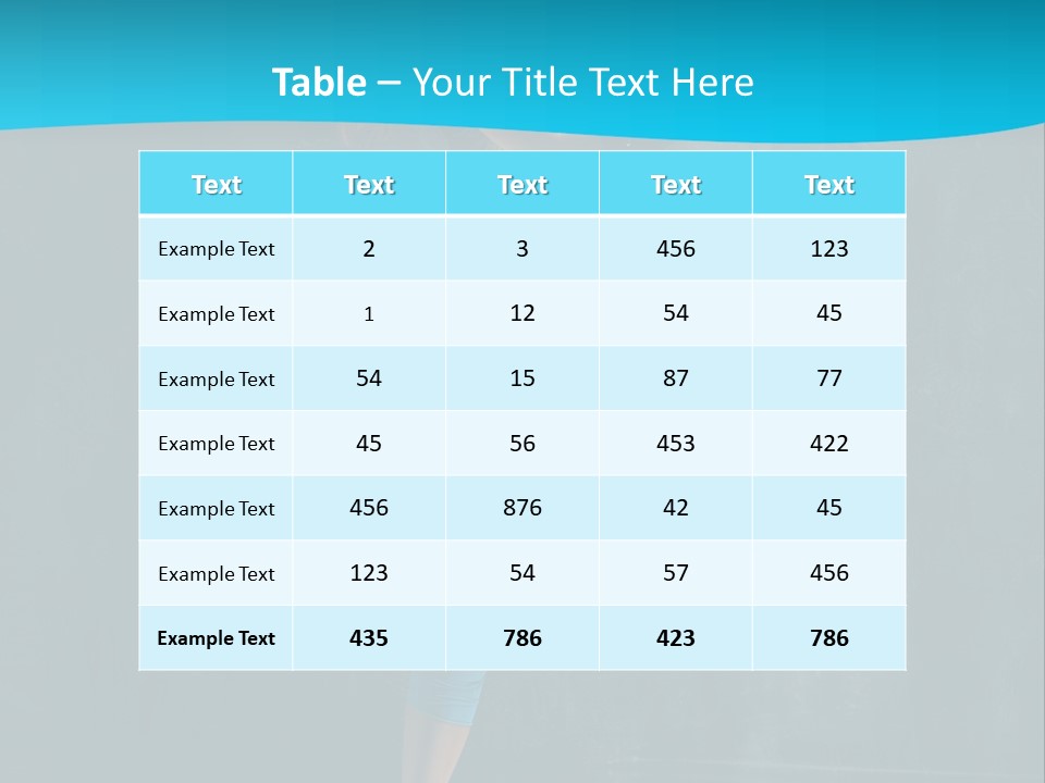 Motion Performance Fitness PowerPoint Template