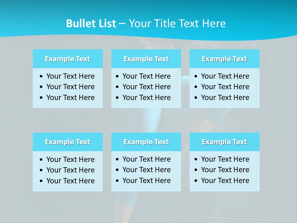 Motion Performance Fitness PowerPoint Template