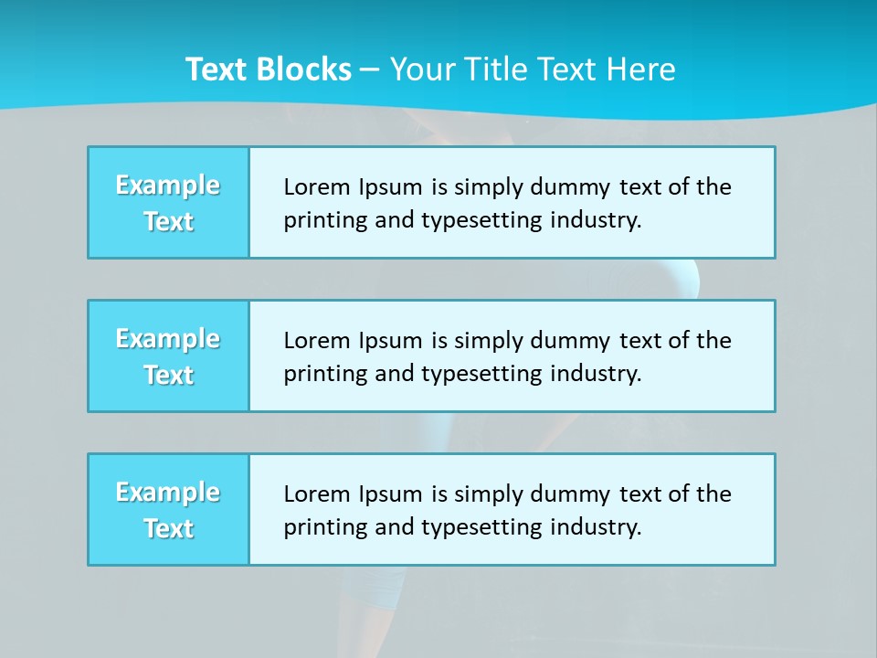 Motion Performance Fitness PowerPoint Template