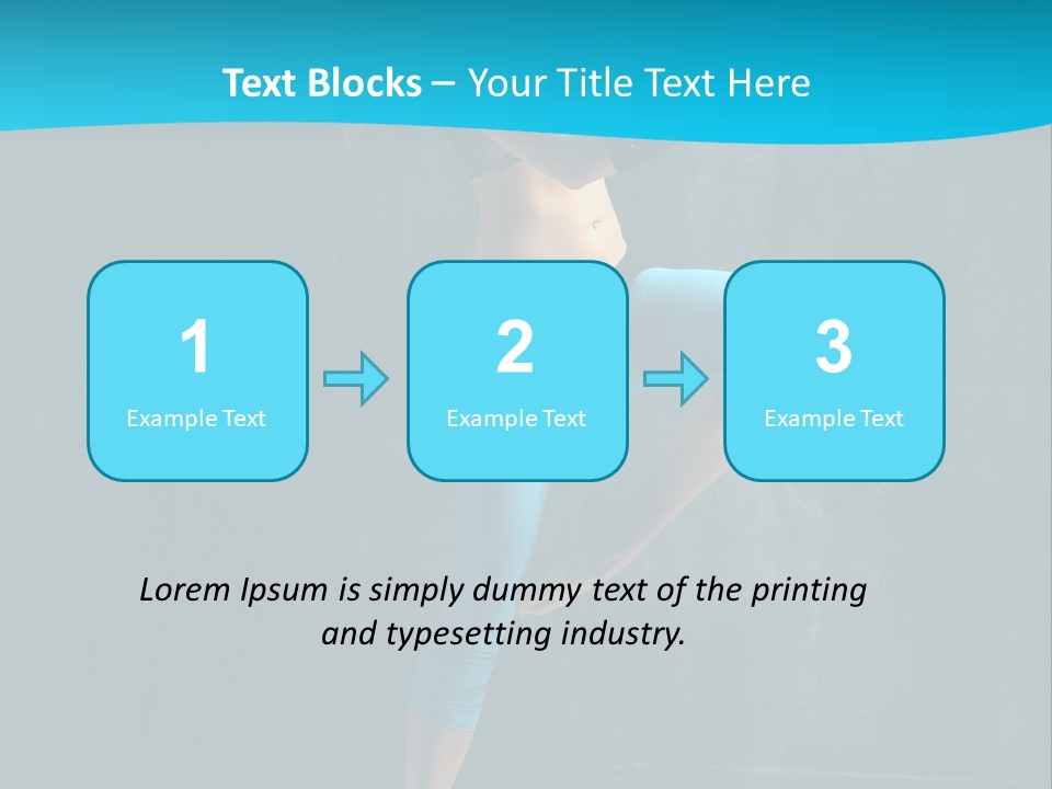 Motion Performance Fitness PowerPoint Template