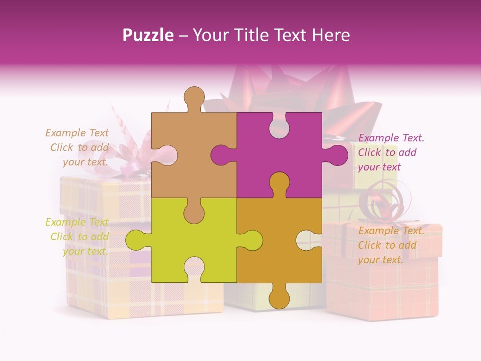 Marriage Festive Green PowerPoint Template