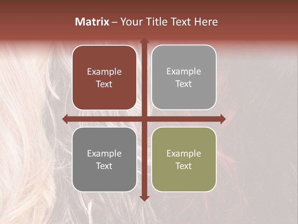 Color Hair Texture PowerPoint Template