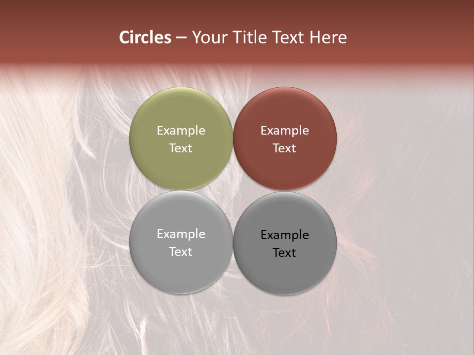 Color Hair Texture PowerPoint Template