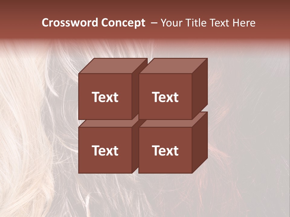 Color Hair Texture PowerPoint Template