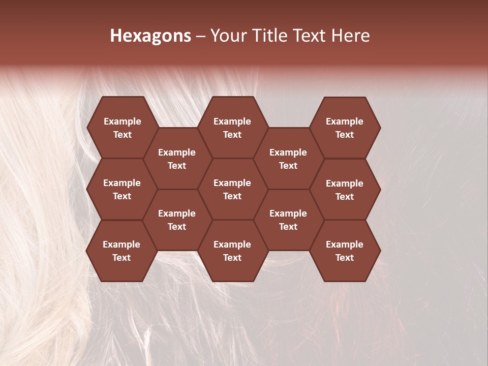 Color Hair Texture PowerPoint Template