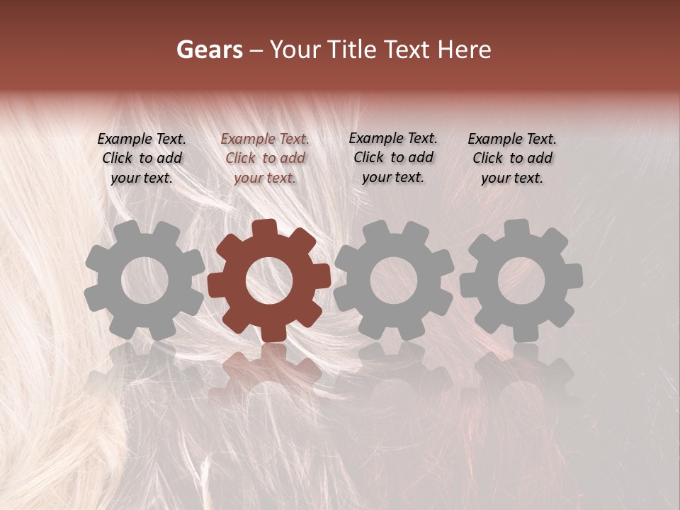 Color Hair Texture PowerPoint Template