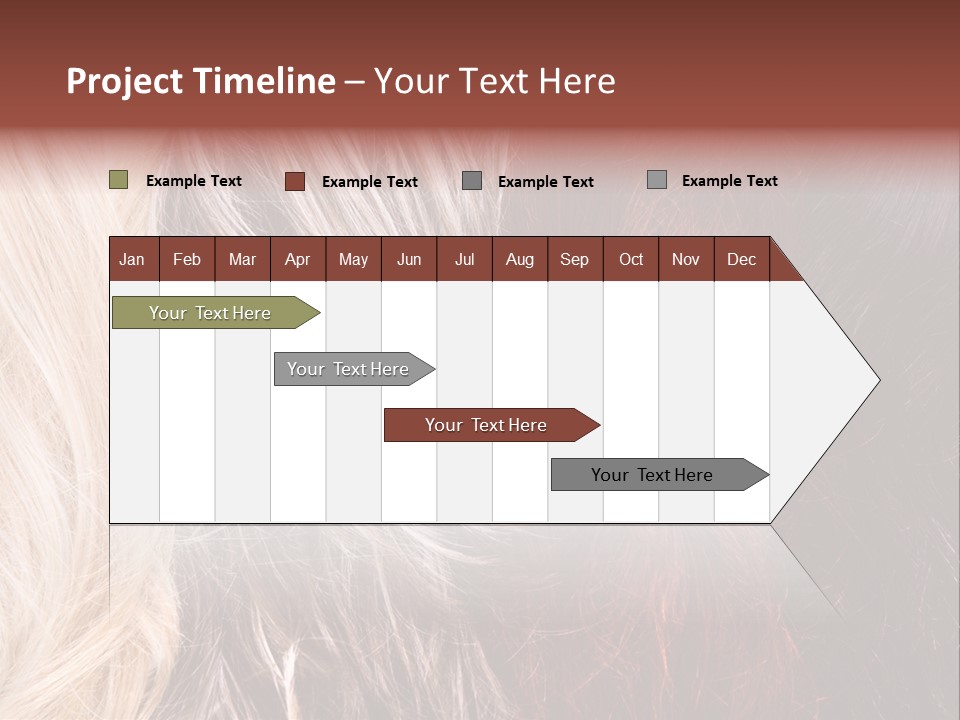 Color Hair Texture PowerPoint Template