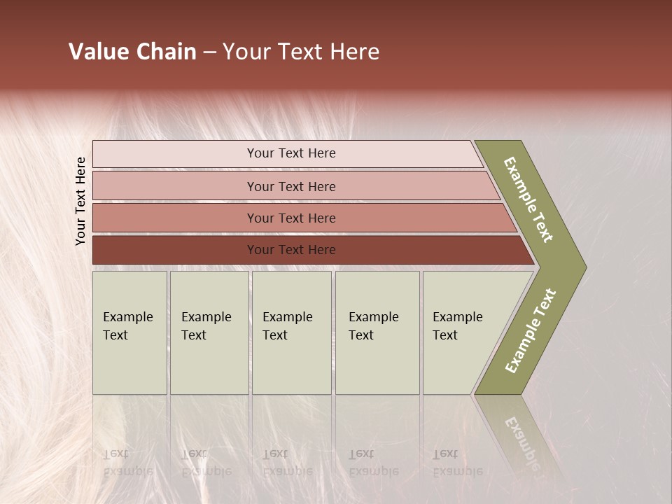 Color Hair Texture PowerPoint Template