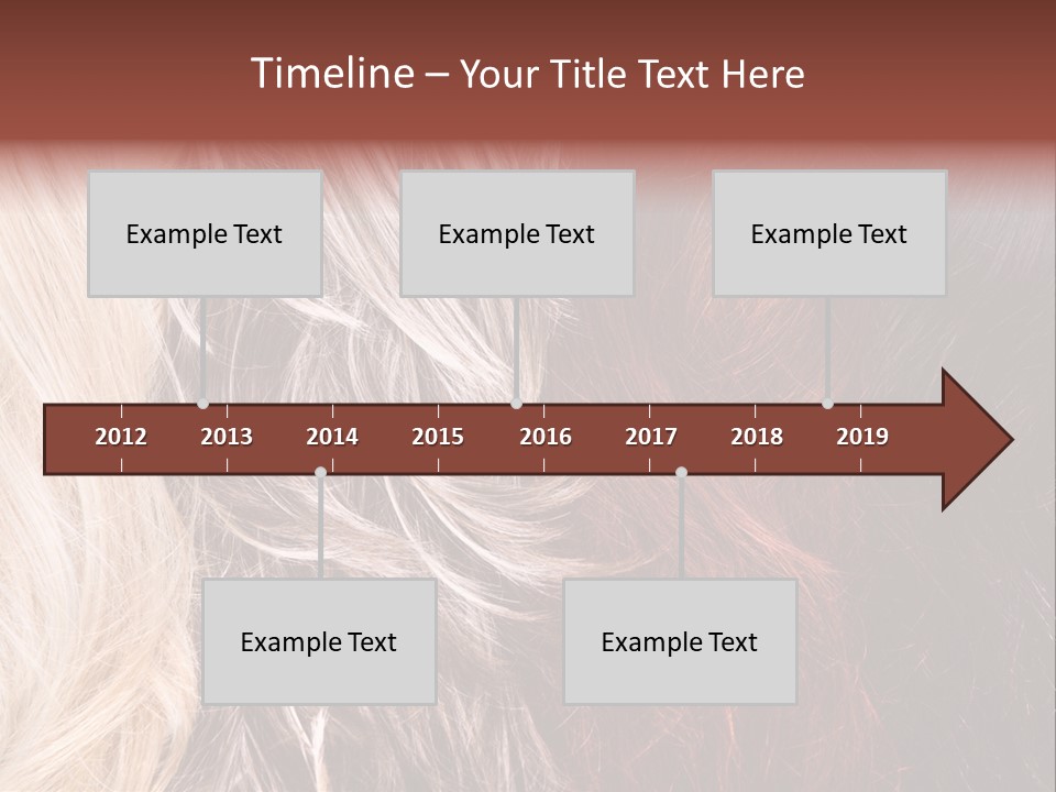 Color Hair Texture PowerPoint Template