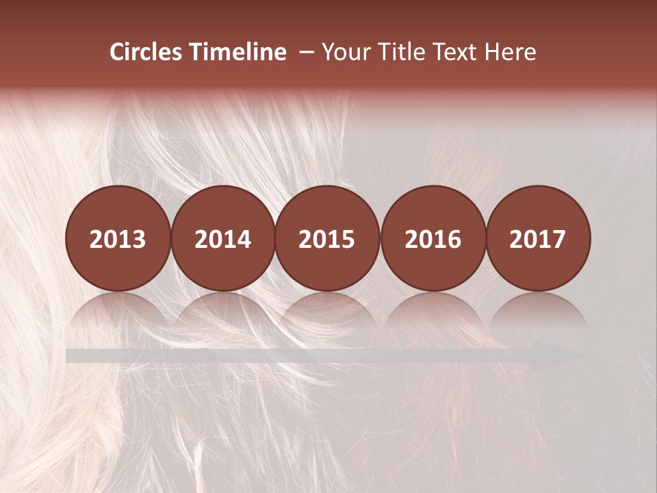 Color Hair Texture PowerPoint Template