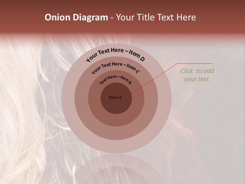 Color Hair Texture PowerPoint Template