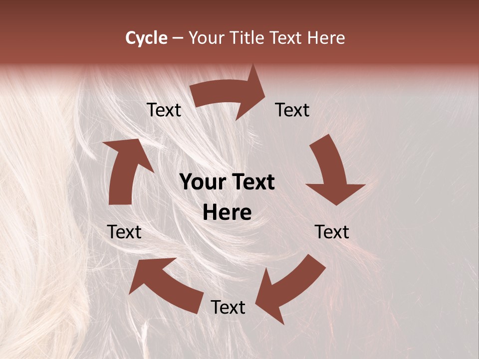 Color Hair Texture PowerPoint Template