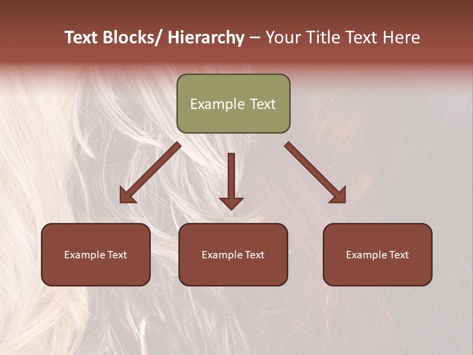 Color Hair Texture PowerPoint Template