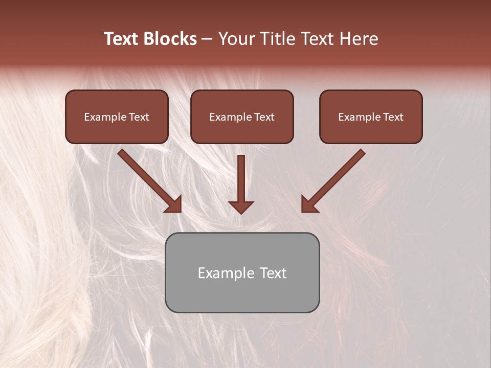 Color Hair Texture PowerPoint Template