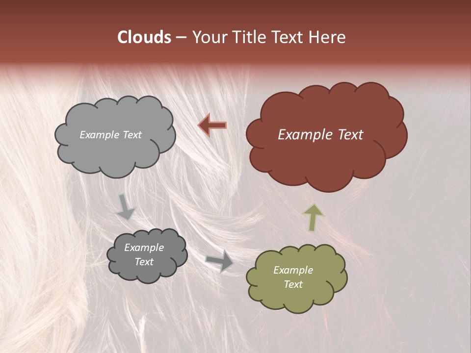 Color Hair Texture PowerPoint Template