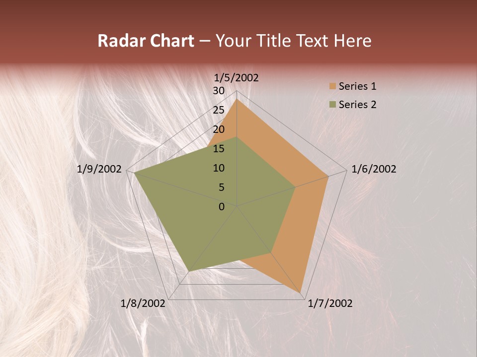 Color Hair Texture PowerPoint Template