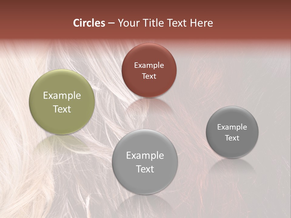 Color Hair Texture PowerPoint Template