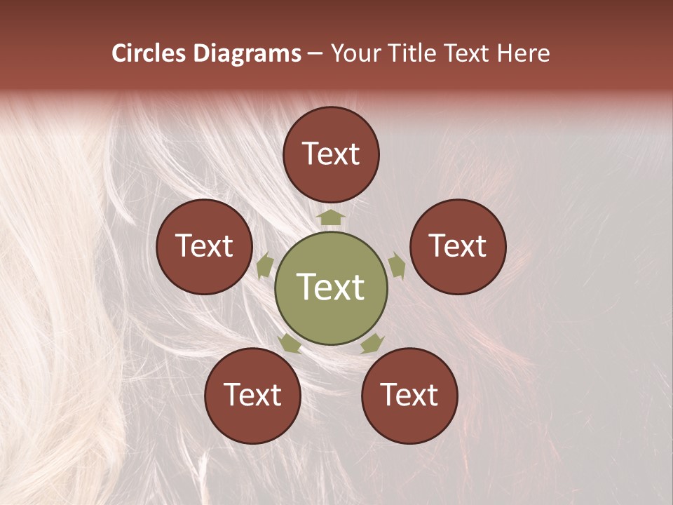 Color Hair Texture PowerPoint Template