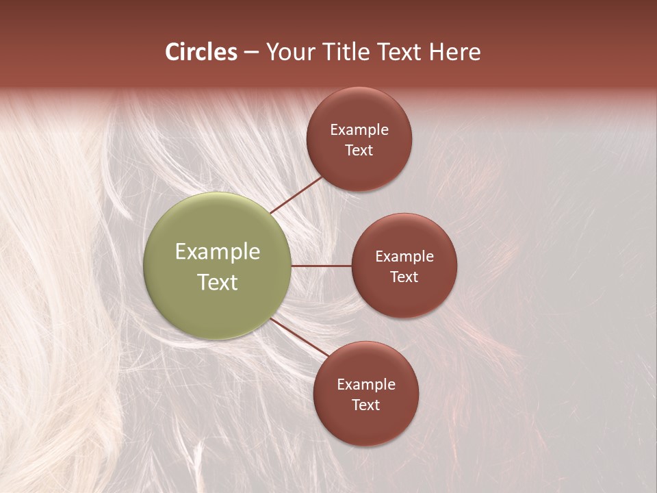 Color Hair Texture PowerPoint Template