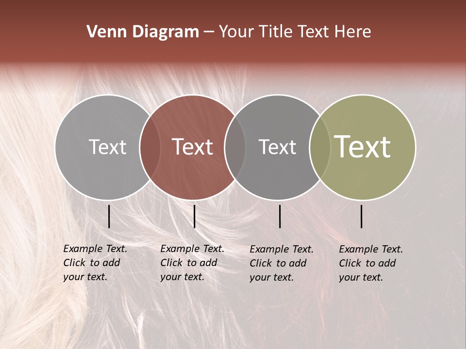 Color Hair Texture PowerPoint Template