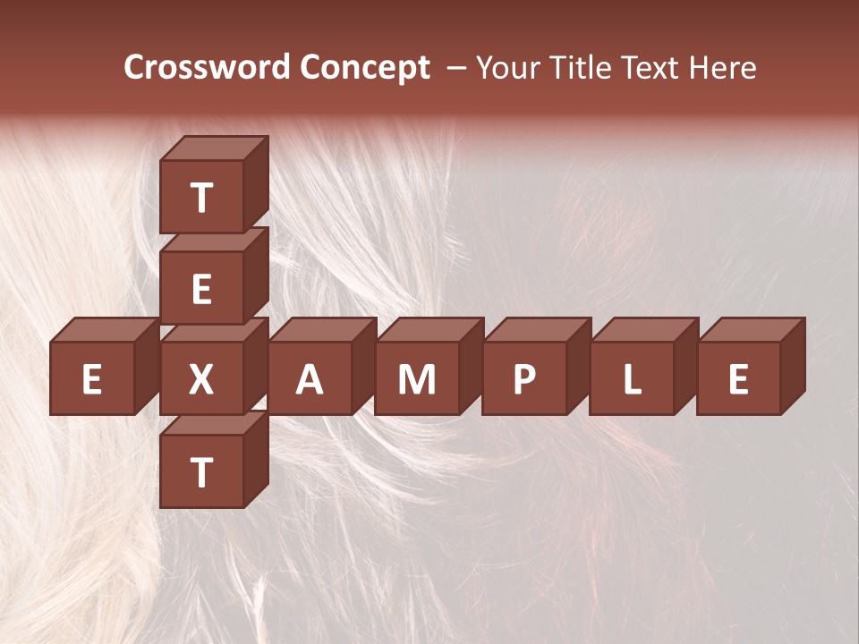 Color Hair Texture PowerPoint Template