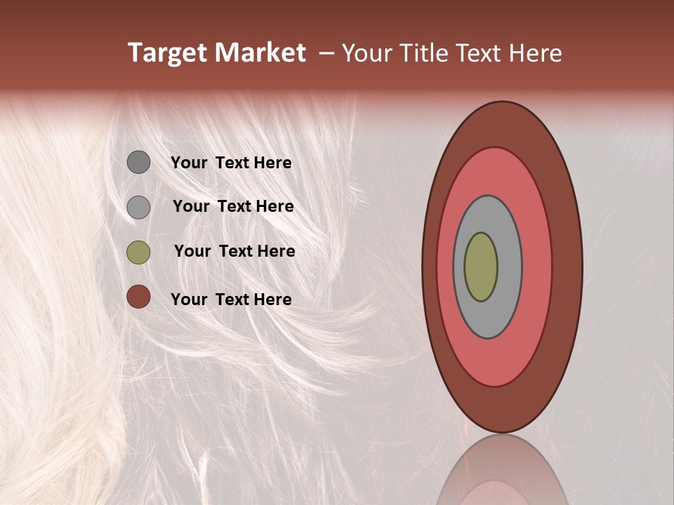 Color Hair Texture PowerPoint Template