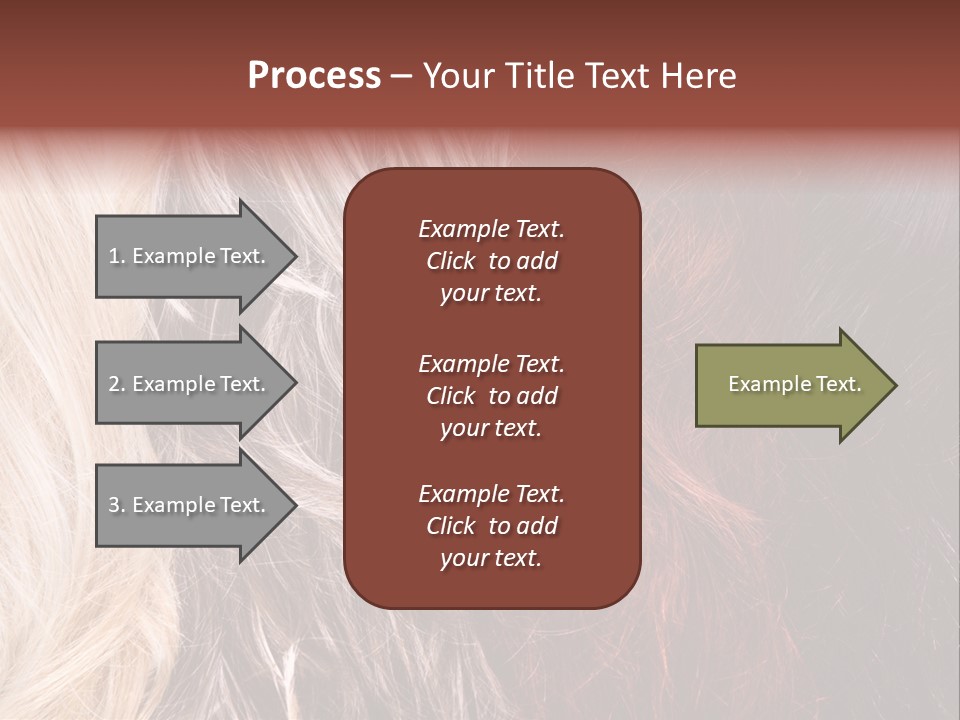Color Hair Texture PowerPoint Template