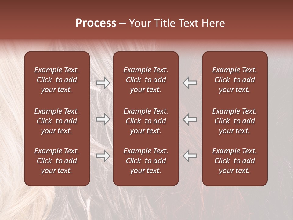 Color Hair Texture PowerPoint Template