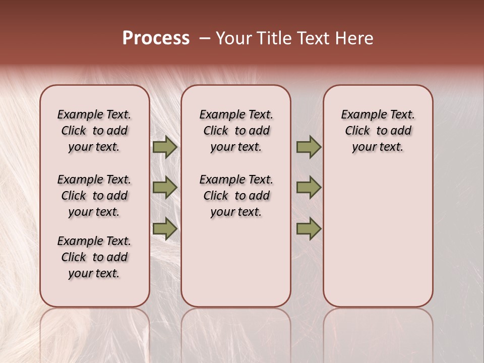 Color Hair Texture PowerPoint Template
