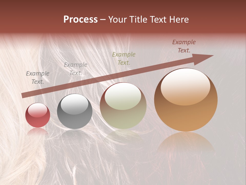 Color Hair Texture PowerPoint Template