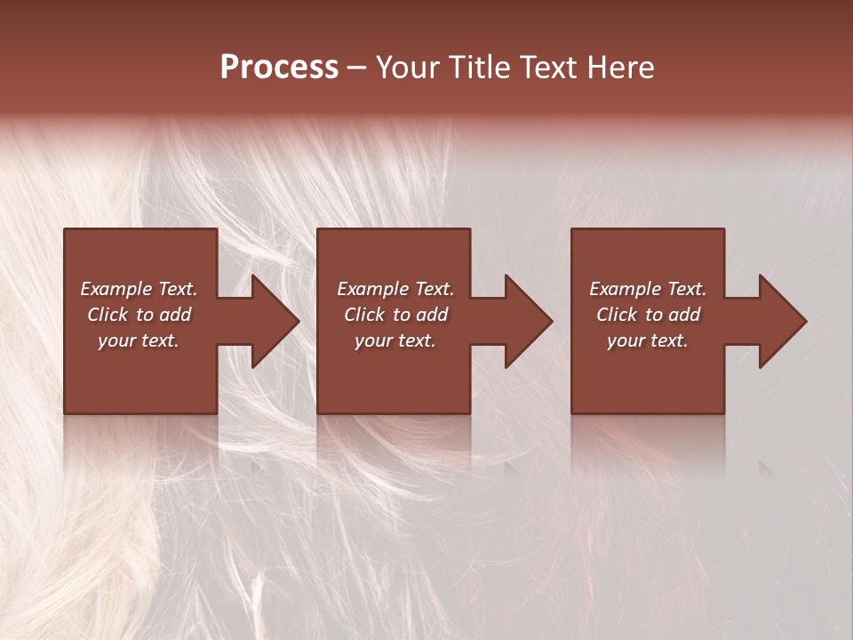 Color Hair Texture PowerPoint Template