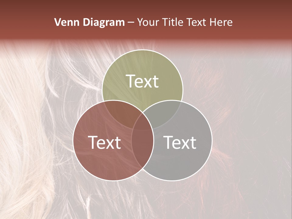 Color Hair Texture PowerPoint Template