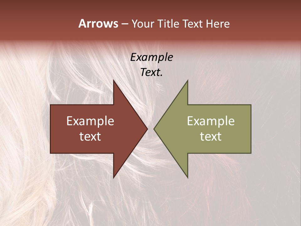 Color Hair Texture PowerPoint Template