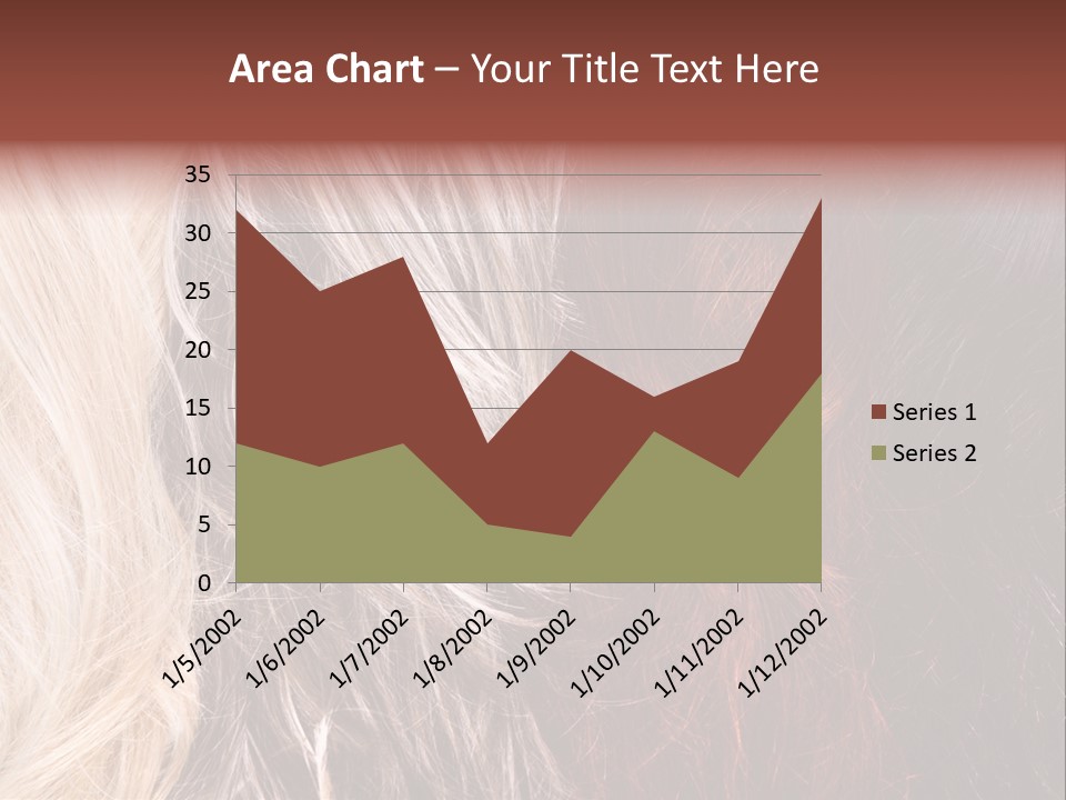 Color Hair Texture PowerPoint Template