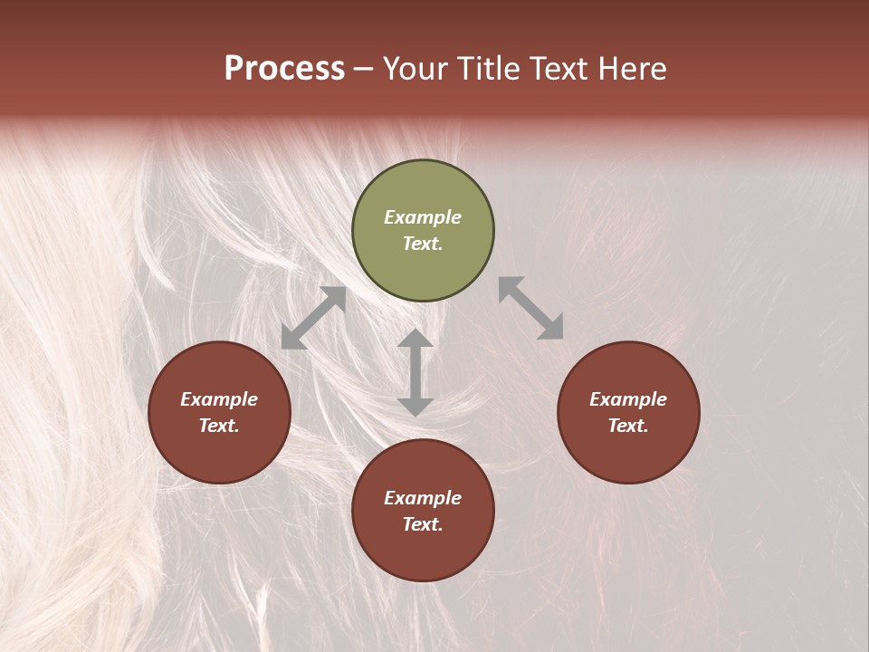 Color Hair Texture PowerPoint Template
