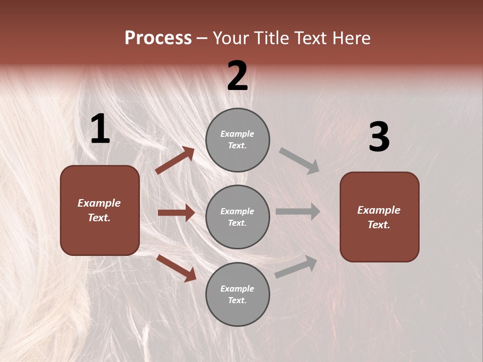 Color Hair Texture PowerPoint Template