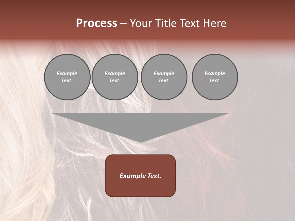 Color Hair Texture PowerPoint Template