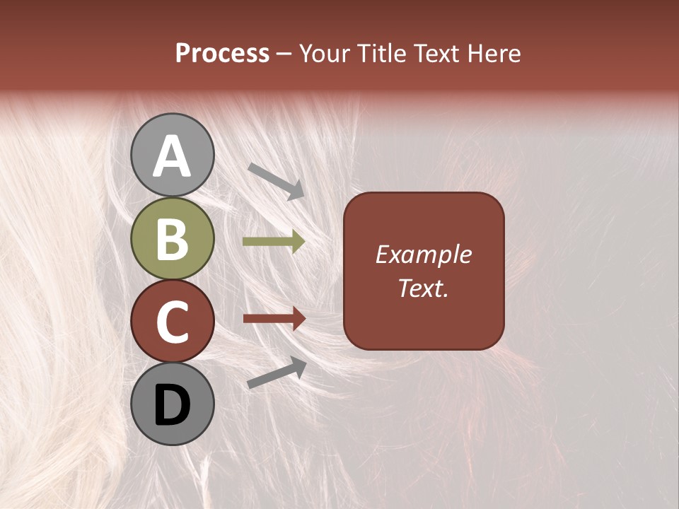 Color Hair Texture PowerPoint Template