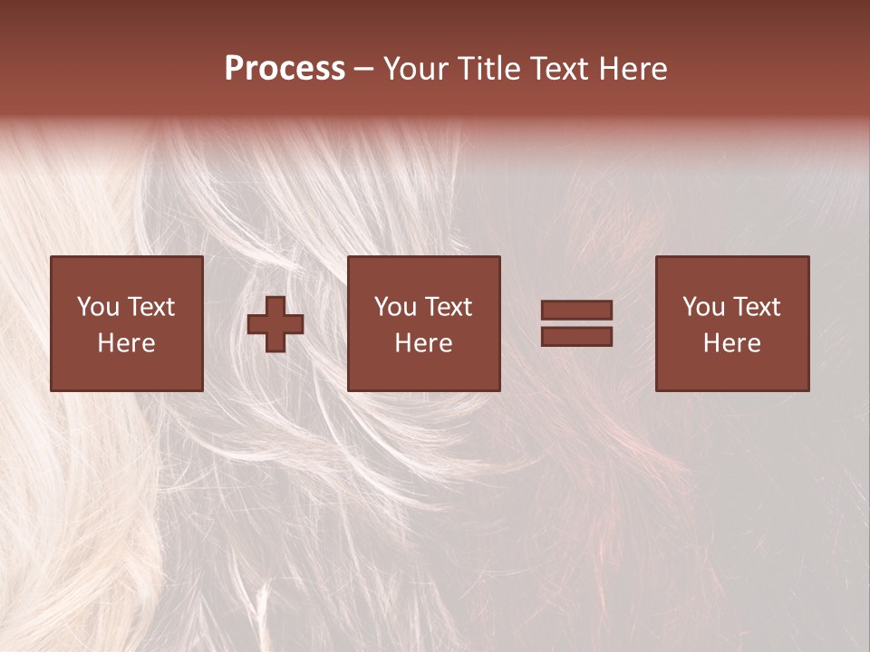 Color Hair Texture PowerPoint Template