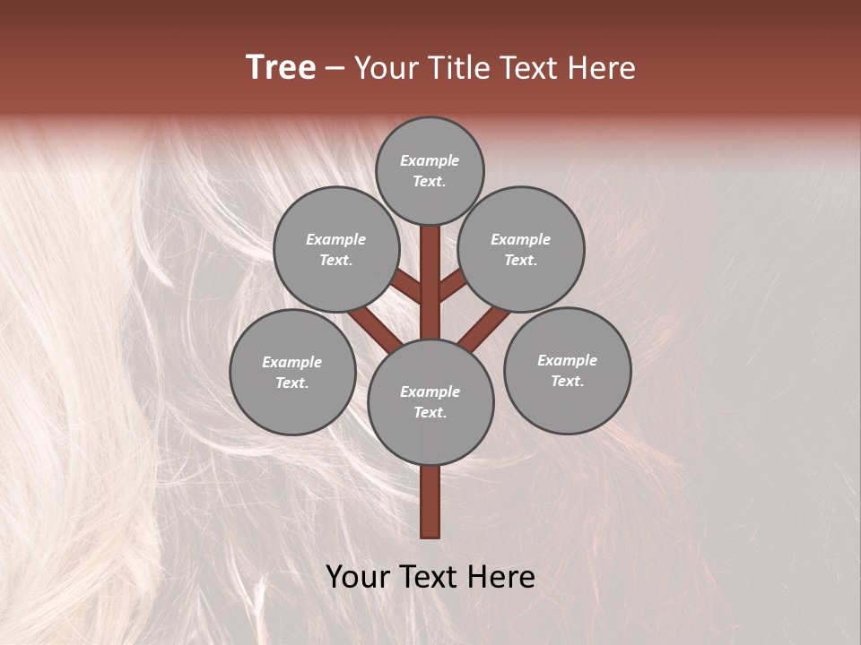 Color Hair Texture PowerPoint Template