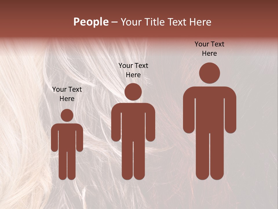 Color Hair Texture PowerPoint Template